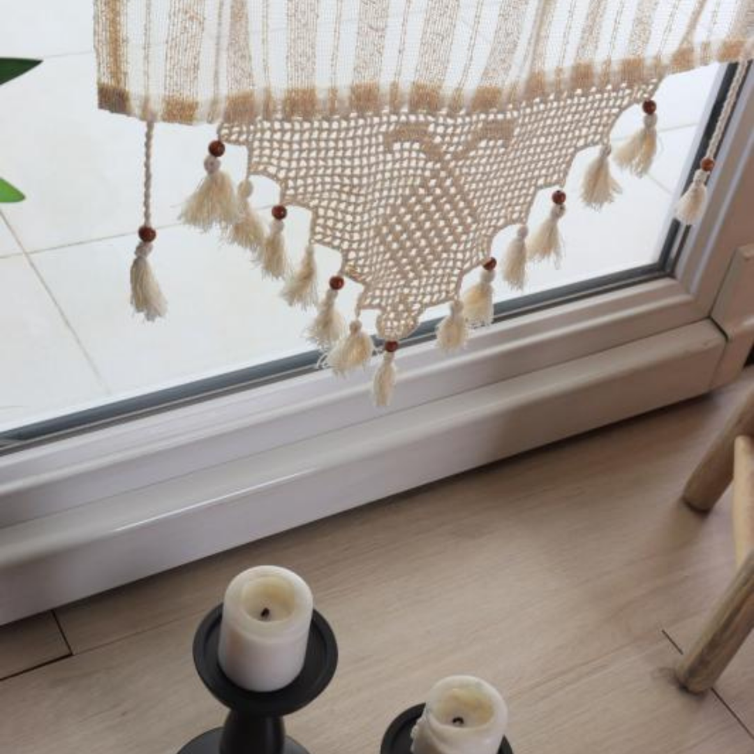 Buldan Striped Sheer Curtain